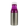 BOTELLA ACERO CUELLO ROSA 500ML