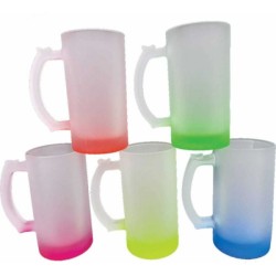 TARRO CERVECERO 16 OZ  INT COLOR AZ,VD,RS,NJ,RJ,AM