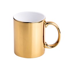 TAZA ESPEJO DORADA 11 OZ