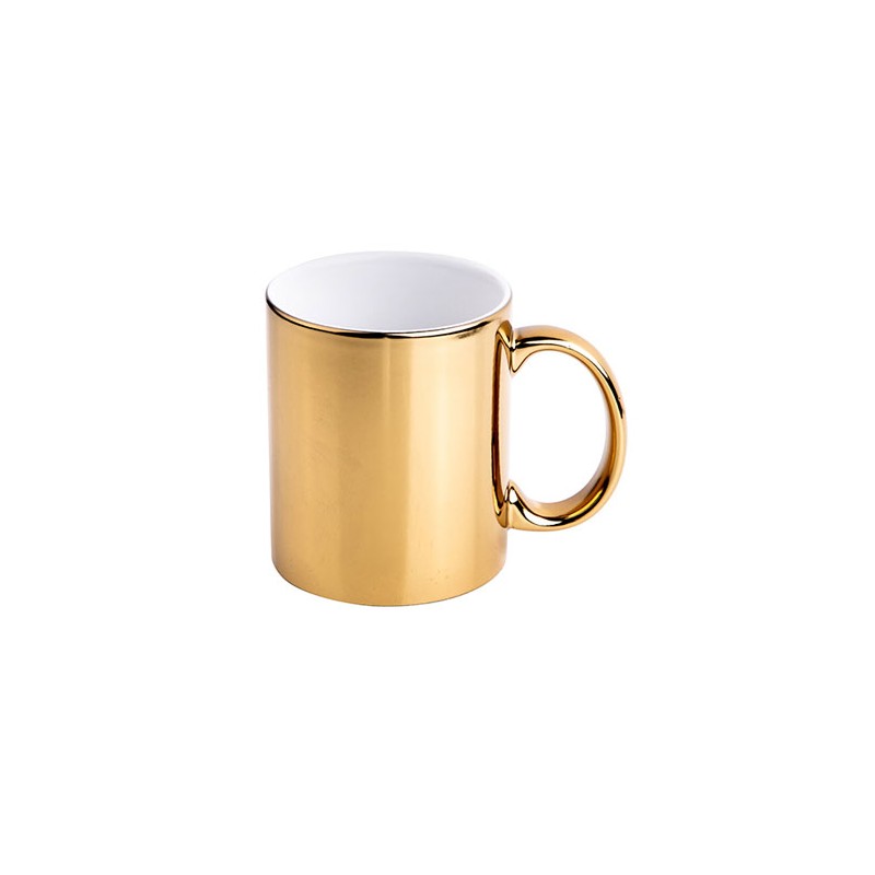 TAZA ESPEJO DORADA 11 OZ