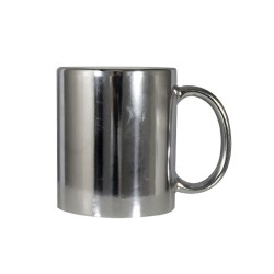 TAZA ESPEJO PLATEADA 11 OZ