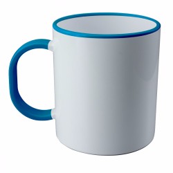 TAZA FILO Y ASA AZUL CLARO