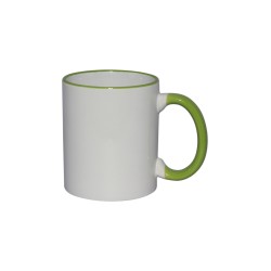 TAZA FILO Y ASA COLOR VERDE CLARO