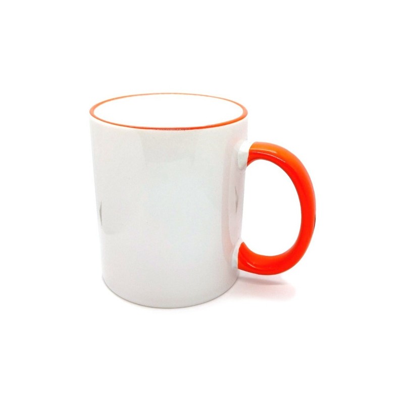 TAZA FILO Y ASA NARANJA