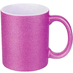 TAZA GLITER MORADA