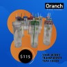 VASO SKINNY TRANSPARENTE TAPA COLOR