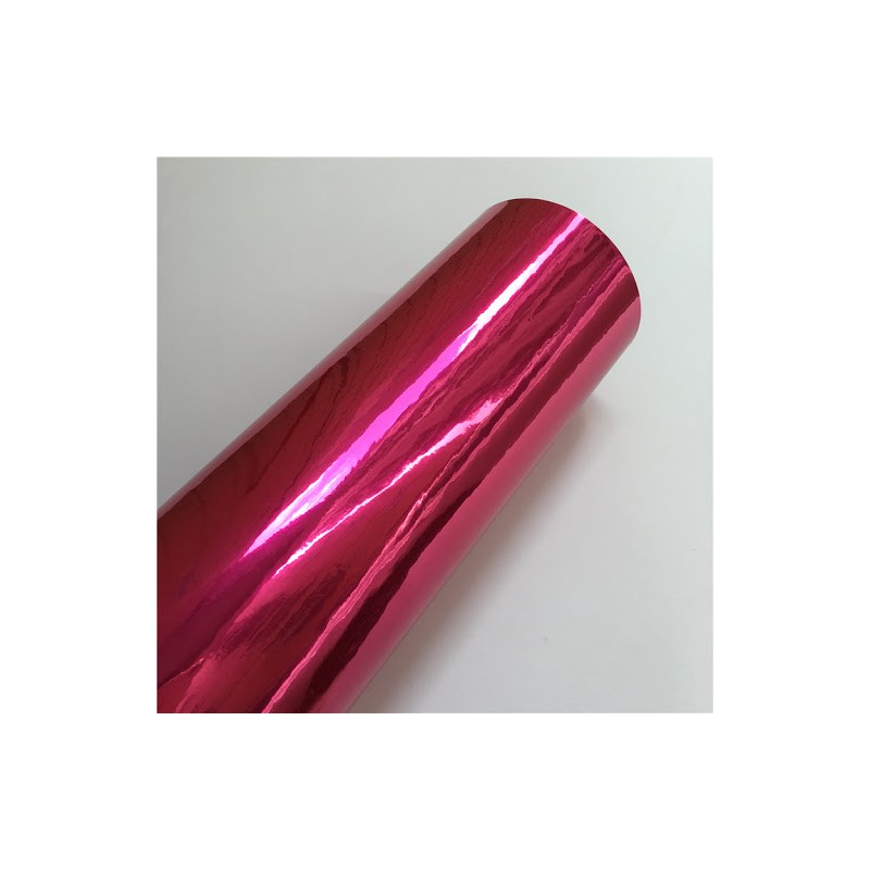 VINIL ESPEJO FLORECENTE ROSA .61CMS
