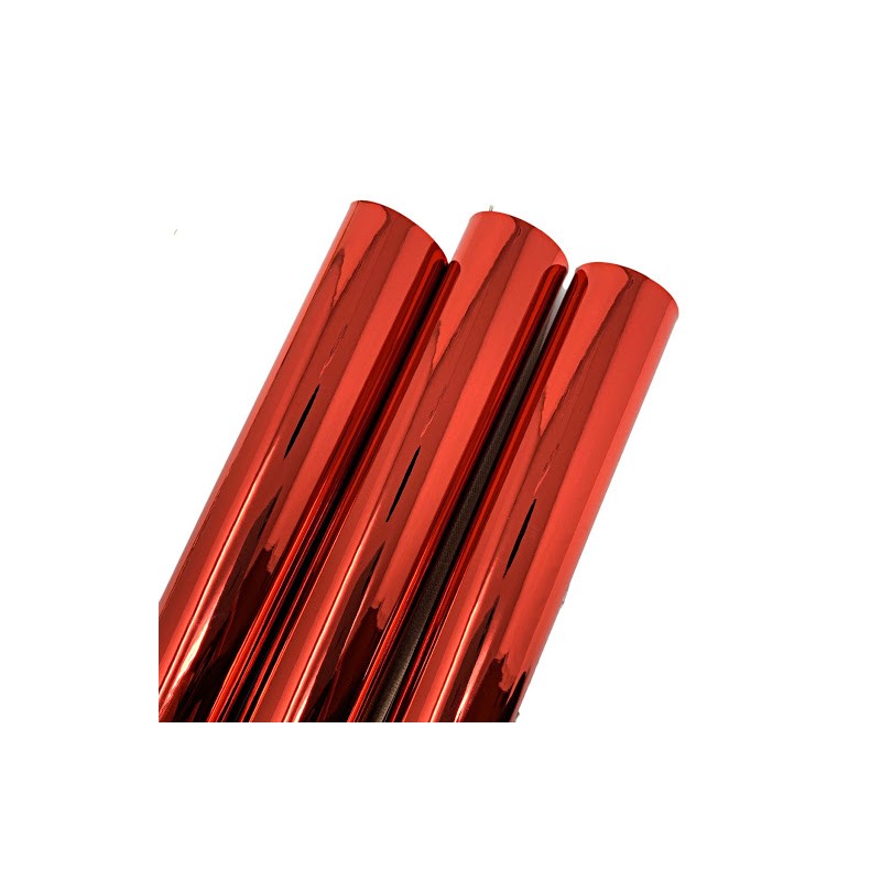 VINIL ESPEJO ROJO .61CMS