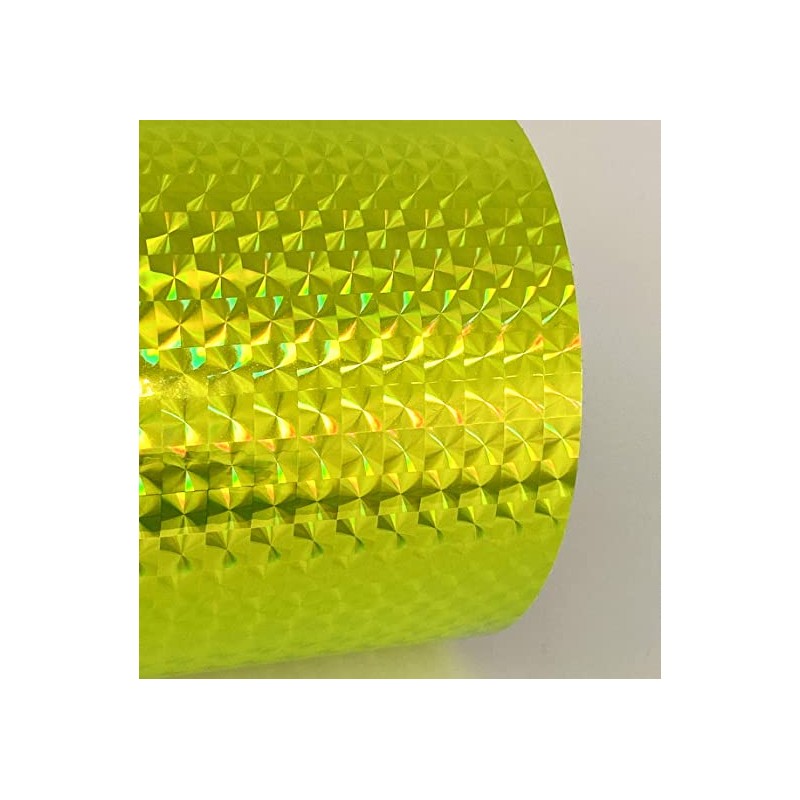 VINIL MOSAICO VERDE FLORECENTE .61CMS