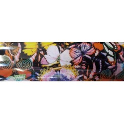 VINIL TEXTIL  MARIPOSAS MULTICOLOR