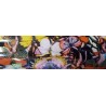 VINIL TEXTIL  MARIPOSAS MULTICOLOR